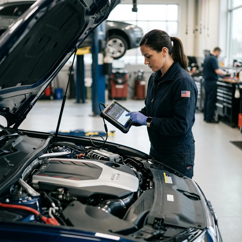 Automotive computer scan check
